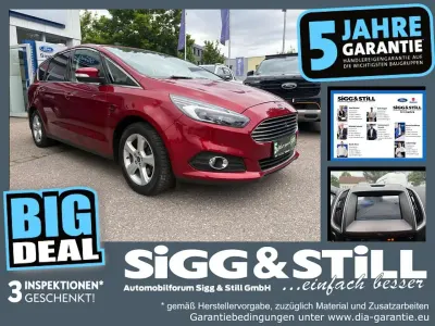 Gebraucht Ford S-MAX Titanium 150 PS (110 kW) 2017 Rubyrot (metallic) Van / Kleinbus