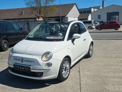 Gebraucht Fiat 500 Lounge 86 PS (63 kW) 2011 Weiß Cabrio