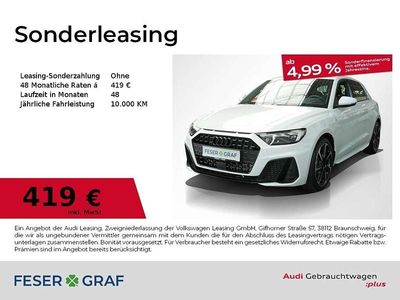 Gletscherweiß metallic Gebraucht 2025 Audi A1 Sportback S-Line Kleinwagen | 33.980 €