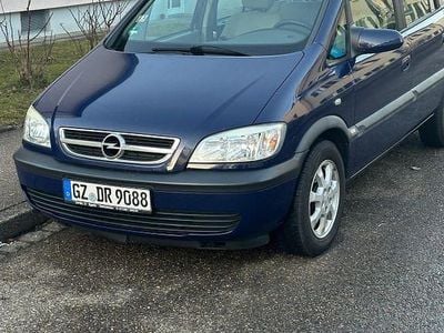 Blau Gebraucht 2005 Opel Zafira Njoy Van / Kleinbus | 1.550 € (Fairer Preis)