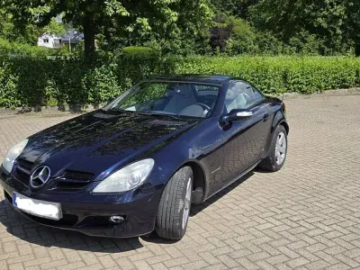 Gebraucht Mercedes SLK200 163 PS (119 kW) 2005 Blau Cabrio