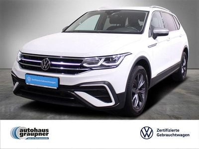 Gebraucht VW Tiguan Allspace Life 150 PS (110 kW) 2022 Weiss / pure white SUV