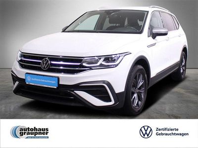 Weiss / pure white Gebraucht 2022 VW Tiguan Allspace Life SUV | 25.877 € (Fairer Preis)