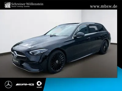 Gebraucht Mercedes C300 AMG 265 PS (194 kW) 2022 Obsidianschwarz lack Kombi