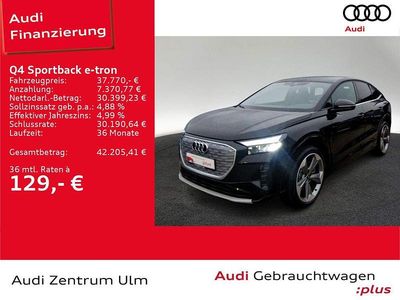Mythosschwarz metallic Gebraucht 2022 Audi Q4 Sportback e-tron Ambiente SUV | 39.950 € (Fairer Preis)
