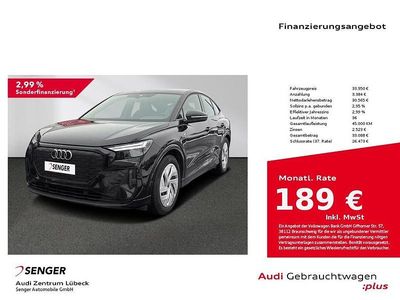 Mythosschwarz metallic Gebraucht 2023 Audi Q4 Sportback e-tron Ambiente SUV | 33.950 € (Guter Preis)