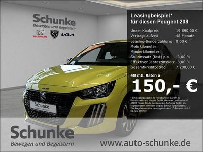 Usata Peugeot 208 Style 101 CV (74 kW) 2025 Giallo Utilitaria