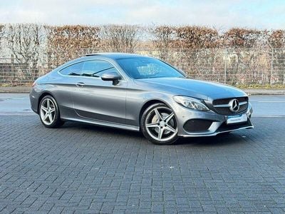 Grau Gebraucht 2016 Mercedes C220 AMG line Coupé | 17.890 € (Fairer Preis)