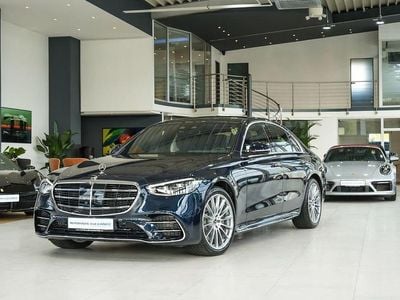 Second-hand Mercedes S580 AMG line 503 CP (369 kW) 2022 Albastru Berlinǎ