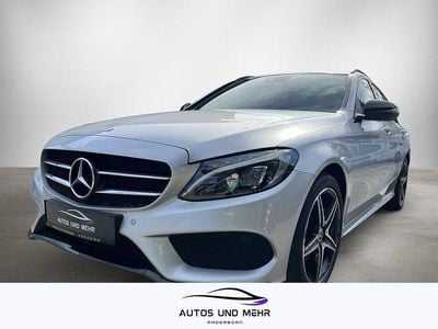 Usata Mercedes C200 AMG line 184 CV (135 kW) 2017 Argento Station wagon