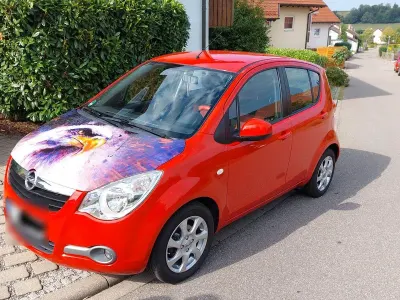 Gebraucht Opel Agila Edition 94 PS (69 kW) 2012 Rot Kleinwagen