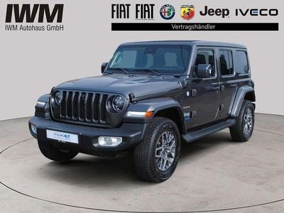 Gebraucht Jeep Wrangler Unlimited Sahara 272 PS (200 kW) 2022 Grau SUV