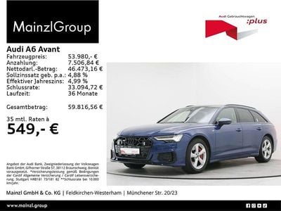 Gebraucht Audi A6 S-Line 367 PS (269 kW) 2024 Ascariblau metallic Kombi