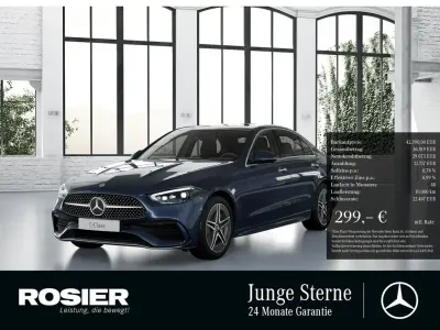 Usata Mercedes C220 AMG 200 CV (147 kW) 2024 Blu Berlina