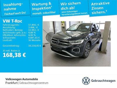 Brugt VW T-Roc Style 110 HK (80 kW) 2022 Sort SUV