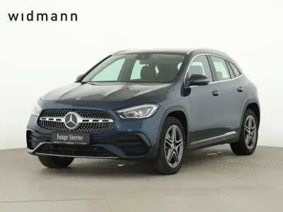Gebraucht Mercedes GLA250 AMG line 218 PS (160 kW) 2022 Denimblau (metallic) SUV