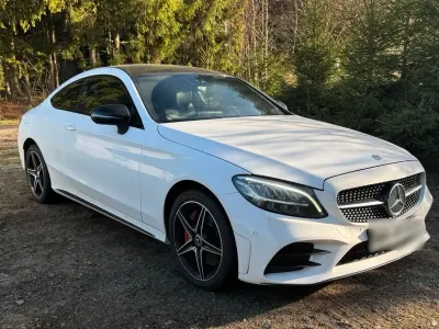 Usata Mercedes C400 AMG line 333 CV (244 kW) 2020 Bianco Coupé