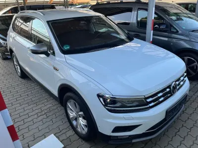 Gebraucht VW Tiguan Allspace Highline 200 PS (147 kW) 2021 Weiß SUV