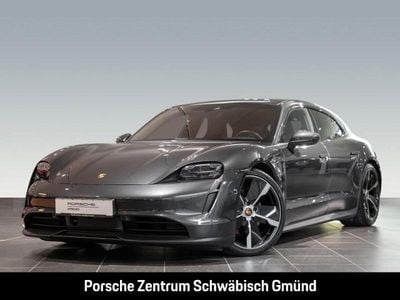 Vulkangraumetallic Gebraucht 2023 Porsche Taycan Sport Turismo Kombi | 90.880 € (Teuer)