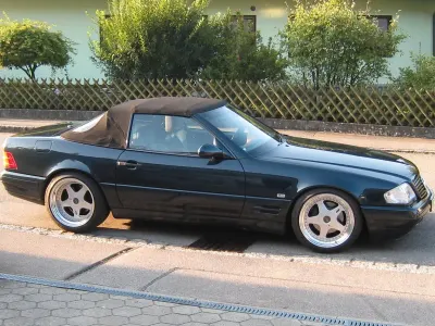 Gebraucht Mercedes SL320 231 PS (169 kW) 1997 Schwarz Cabrio