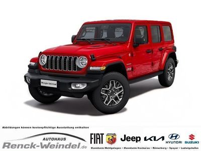 Neu Jeep Wrangler Sahara 272 PS (200 kW) 2025 Rot SUV
