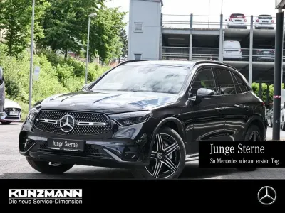 Gebraucht Mercedes GLC200 AMG 204 PS (150 kW) 2024 Obsidianschwarz metallic SUV