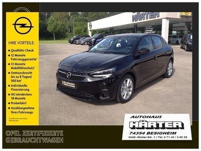 Occasion Opel Corsa Elegance 101 PK (74 kW) 2022 Zwart Hatchback