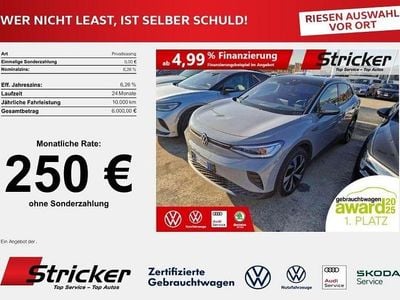 Gebraucht VW ID.4 Pro 150 kW (204 PS) 2023 Mondsteingrau schwarz SUV