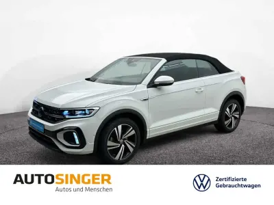 Gebraucht VW T-Roc Cabriolet R-line 150 PS (110 kW) 2023 Pure white Cabrio