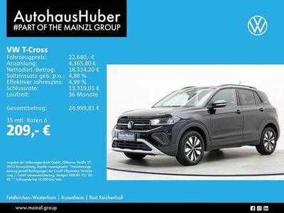 Gebraucht VW T-Cross Goal 116 PS (85 kW) 2025 Deep black perleffekt SUV