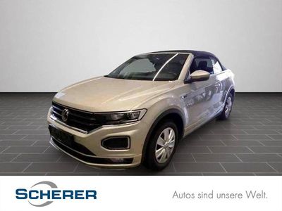 Gebraucht VW T-Roc R-line 150 PS (110 kW) 2022 Ivory silver metallic schwarz (metallic) SUV