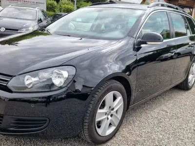 Gebraucht VW Golf VI Comfortline 122 PS (89 kW) 2010 Schwarz Kombi