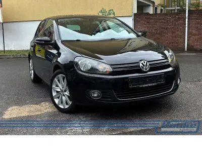 Gebraucht VW Golf VI Highline 122 PS (89 kW) 2010 Schwarz Kleinwagen