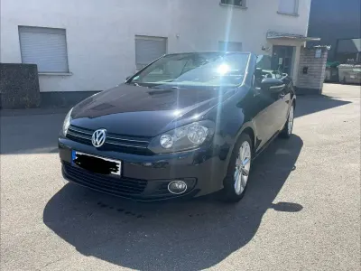 Gebraucht VW Golf Cabriolet 105 PS (77 kW) 2011 Schwarz Cabrio