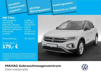 Gebraucht VW T-Roc Style 110 PS (80 kW) 2023 Ascotgrau/schwarz SUV