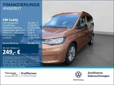 Gebraucht VW Caddy Life 102 PS (75 kW) 2020 Braun Van / Kleinbus