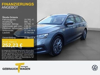 Usata Skoda Octavia Ambition 150 CV (110 kW) 2023 Grigio Station wagon