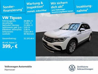 Gebraucht VW Tiguan Elegance 150 PS (110 kW) 2023 Pure white SUV