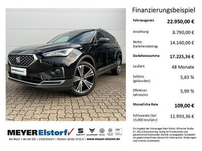 Gebraucht Seat Tarraco XCELLENCE 150 PS (110 kW) 2021 Schwarz SUV