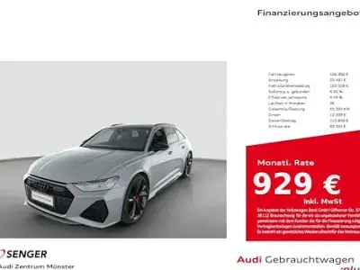 Brugt Audi RS6 Ambiente 600 HK (441 kW) 2025 Grå Stationcar