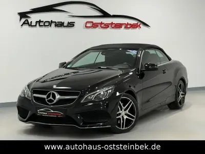 Gebraucht Mercedes E220 AMG line 170 PS (125 kW) 2017 Obsidianschwarz Cabrio
