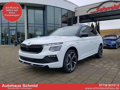 Neu Skoda Kamiq Monte Carlo 150 PS (110 kW) 2025 Moon white/dach schwarz (2y1 z) (5x1z) SUV
