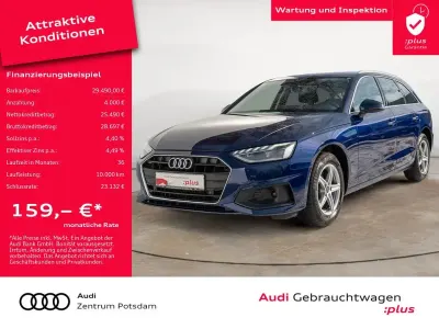 Brugt Audi A4 Basis 163 HK (119 kW) 2024 Blå Stationcar