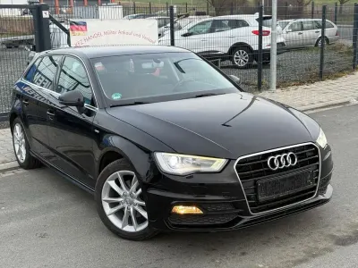 Używany Audi A3 S-Line 150 KM (110 kW) 2015 Czarny Sedan/Limuzyna