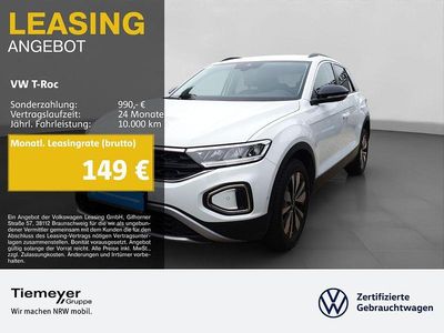 Weiß Gebraucht 2025 VW T-Roc Goal SUV | 22.370 € (Fairer Preis)