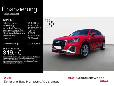 Używany Audi Q2 S-Line 150 KM (110 kW) 2021 Czerwony SUV