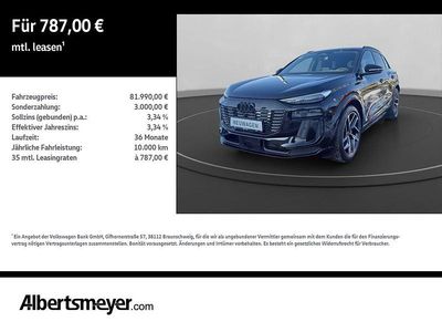 Schwarz Neu 2026 Audi Q6 e-tron Ambiente SUV | 81.990 € (Fairer Preis)