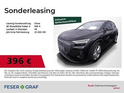 Mythosschwarz metallic Gebraucht 2025 Audi Q4 e-tron Ambiente SUV | 43.940 € (Guter Preis)