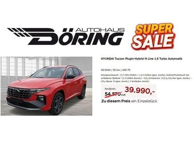 Second-hand Hyundai Tucson N Line 265 CP (194 kW) 2024 Roșu SUV