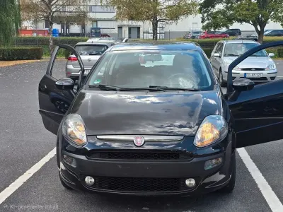 Gebraucht Fiat Punto Evo 105 PS (77 kW) 2010 Schwarz Kleinwagen